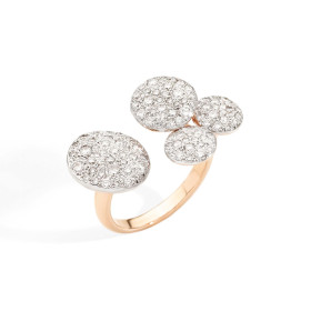 Roségold, Ringe, Pomellato Sabbia Ring, Ref: PAC0010O7WHRDB000