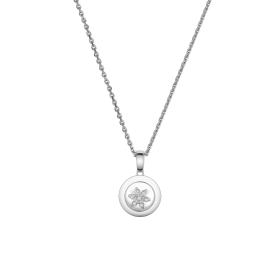 Weißgold, Halsschmuck, Chopard Happy Snowflakes Halskette mit Anhänger 79A018-1401