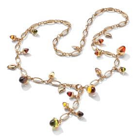 Halsschmuck, Roségold, Tamara Comolli Kurzes MIKADO Collier INDIAn Summer N-M-56-IS-rg