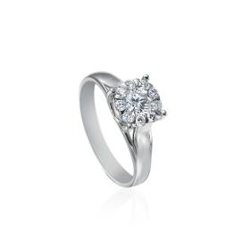 Weißgold, Ringe, Heinz Mayer Solitage® Ring 11354-1027-13a