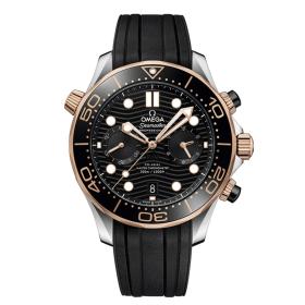 Herrenuhr, Omega Seamaster Diver 300 M Co-Axial Master Chronometer Chronograph 210.22.44.51.01.001
