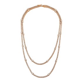Rotgold, Halsschmuck, Hans D. Krieger Collier 111.8746.15.4