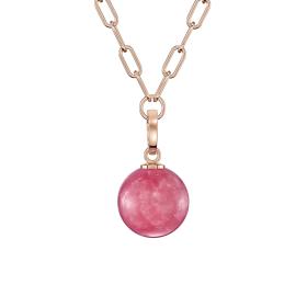 Roségold, Halsschmuck, Chopard Happy Diamonds Planet Anhänger mit Halskette 79A619-5701