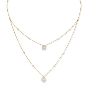         Gelbgold, Halsschmuck, Messika My Twin Halskette 12966-YG