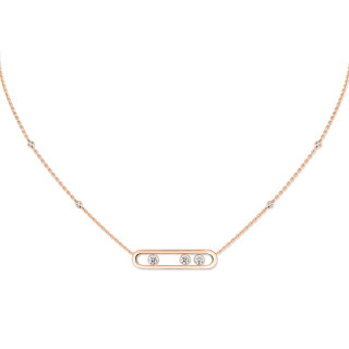 Roségold, Halsschmuck, Messika Move Classique Halskette, Ref: 03997-PG