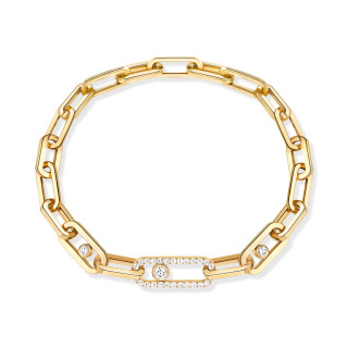Gelbgold, Armschmuck, Messika Move Link Armband, Ref: 12576-YG