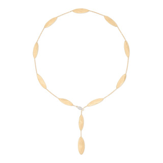 Gelbgold, Halsschmuck, Marco Bicego Lunaria Twist Halskette, Ref: CB2898 B YW