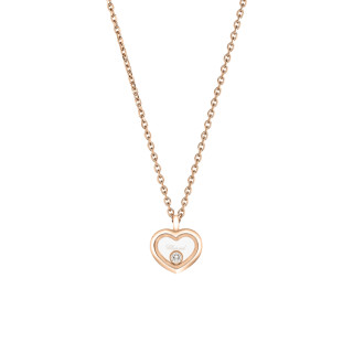 Roségold, Halsschmuck, Chopard Happy Diamonds Icons Halskette, Ref: 81A192-5001