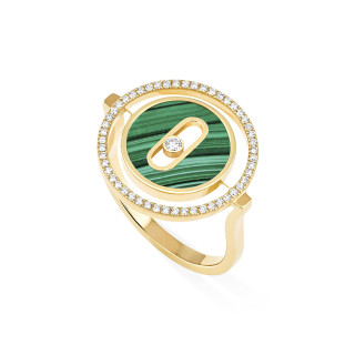 Gelbgold, Ringe, Messika Lucky Move Ring KM Malachit, Ref: 11953-YG