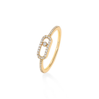 Gelbgold, Ringe, Messika Move Uno Pavé Ring, Ref: 05630-YG
