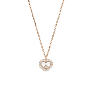 Roségold, Halsschmuck, Chopard Happy Diamonds Icons Halskette, Ref: 81A192-5201