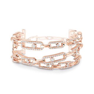 Roségold, Armschmuck, Messika Move Link Armband, Ref: 13512-PG