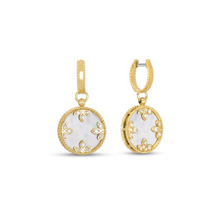 Gelbgold, Ohrringe, Roberto Coin Venetian Medallions Ohrringe, Ref: ADV888EA2500_Y_02