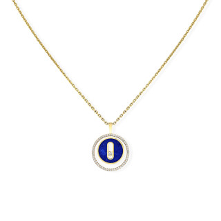 Gelbgold, Halsschmuck, Messika Lucky Move KM Lapislazuli Halskette, Ref: 11978-YG