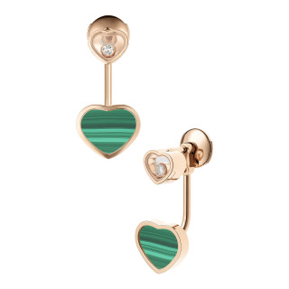 Roségold, Ohrringe, Chopard Happy Hearts Ohrhänger, Ref: 83A082-5102