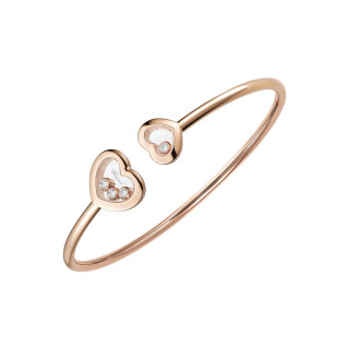 Roségold, Armschmuck, Chopard Happy Diamonds Icons Armreif, Ref: 85A614-5000