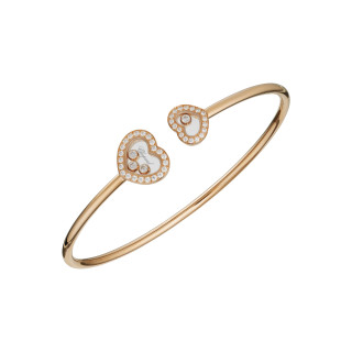 Roségold, Armschmuck, Chopard Happy Diamonds Icons Armreif, Ref: 85A614-5200
