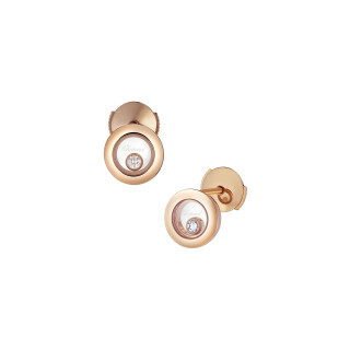Roségold, Ohrringe, Chopard Happy Diamonds Icons Ohrstecker, Ref: 83A017-5001