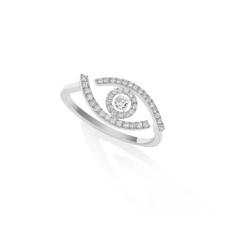 Weißgold, Ringe, Messika Lucky Eye Ring, Ref: 10037-WG