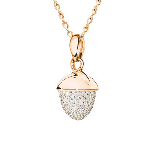 Roségold, Halsschmuck, Tamara Comolli MIKADO Bouquet Anhänger XL mit Diamant-Pavé, Ref: P-MB-XL-p-rg