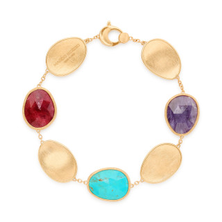 Gelbgold, Armschmuck, Marco Bicego Lunaria Color Armband, Ref: BB2099 MIX2 Y