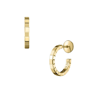 Gelbgold, Ohrringe, Chopard Ice Cube Ohrringe, Ref: 837702-0006