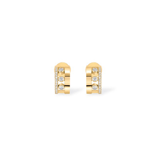 Gelbgold, Ohrringe, Messika Move Romane Mini Creolen , Ref: 07178-YG