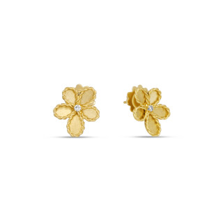 Gelbgold, Ohrringe, Roberto Coin Jasmine Ohrstecker, Ref: ADR777EA3646_Y