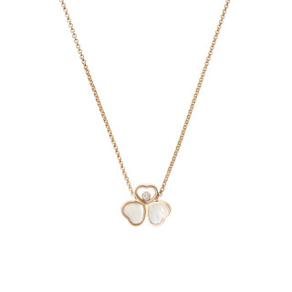 Roségold, Halsschmuck, Chopard Happy Hearts Wings Halskette, Ref: 81A083-5311
