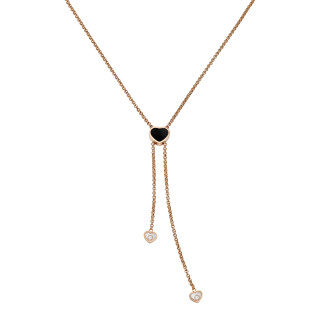 Roségold, Halsschmuck, Chopard Happy Hearts Halskette, Ref: 81A148-5201