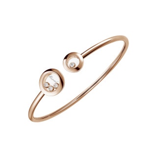 Roségold, Armschmuck, Chopard Happy Diamonds Icons Armreif, Ref: 85A618-5000