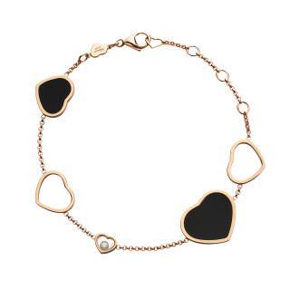 Roségold, Armschmuck, Chopard Happy Hearts Armband, Ref: 857482-5021