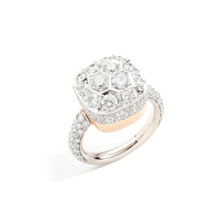 Weißgold, Ringe, Pomellato Nudo Solitaire Ring, Ref: PAC2026O6WHRDB000