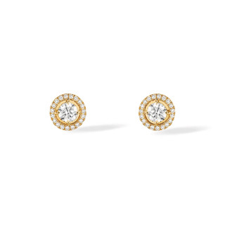 Gelbgold, Ohrringe, Messika Joy Round Ohrstecker, Ref: 04445-YG