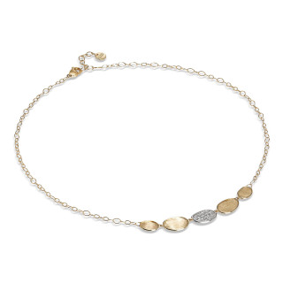 Gelbgold, Halsschmuck, Marco Bicego Lunaria Halskette, Ref: CB2592 B YW