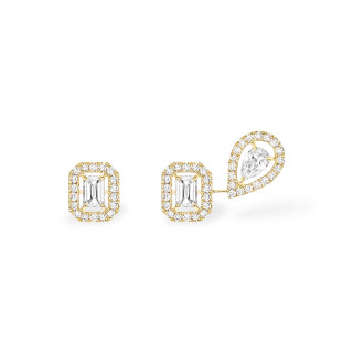 Gelbgold, Ohrringe, Messika My Twin 1+2 X3 Ohrstecker, Ref: 07004-YG