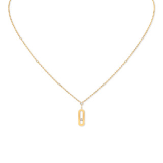 Gelbgold, Halsschmuck, Messika Move Uno Lange Halskette, Ref: 10111-YG