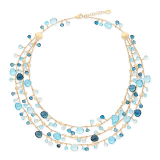 Gelbgold, Halsschmuck, Marco Bicego Paradise Halskette, Ref: CB2593 TP01 Y