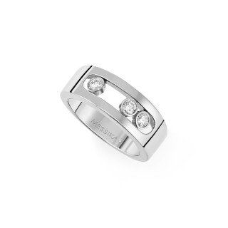 Weißgold, Ringe, Messika Move Joaillerie Ring, Ref: 04704-WG