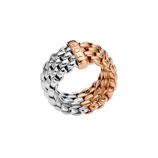 Roségold &amp;amp; Weißgold, Ringe, FOPE Essentials Flex'it Ring, Ref: 07E04AX_XX_1_XRX_0XS