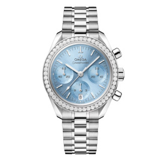 Damen- und Herrenuhr, Omega Speedmaster 38, Ref: 324.15.38.50.03.001