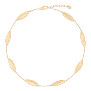 Gelbgold, Halsschmuck, Marco Bicego Lunaria Twist Halskette, Ref: CB2896 Y