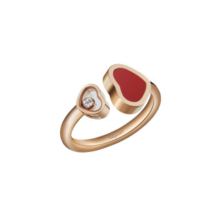 Roségold, Ringe, Chopard Happy Hearts Ring, Ref: 829482-5800