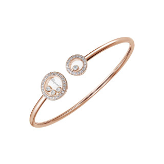 Roségold, Armschmuck, Chopard Happy Diamonds Icons Armreif, Ref: 85A618-5200