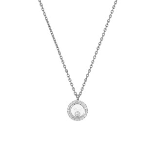 Weißgold, Halsschmuck, Chopard Happy Diamonds Icons Halskette, Ref: 81A191-1201