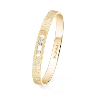 Gelbgold, Armschmuck, Messika Move Noa Ciselé Armreif, Ref: 14481-YG