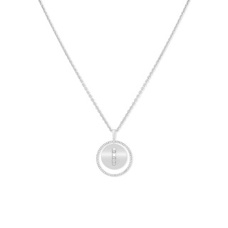 Weißgold, Halsschmuck, Messika Lucky Move MM Collier, Ref: 07394-WG