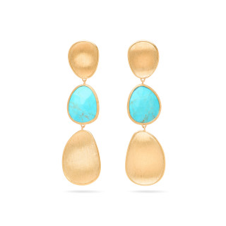 Gelbgold, Ohrringe, Marco Bicego Lunaria Color Ohrhänger, Ref: OB1466 TUM01 Y