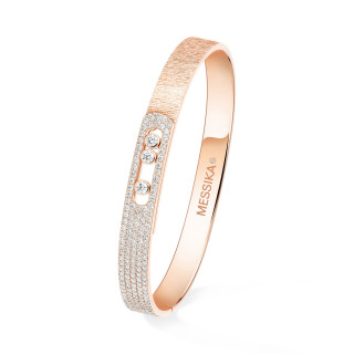 Roségold, Armschmuck, Messika Move Noa Ciselé Armreif, Ref: 14501-PG