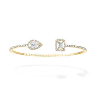 Gelbgold, Armschmuck, Messika My Twin Skinny X2 Armreif, Ref: 06492-YG